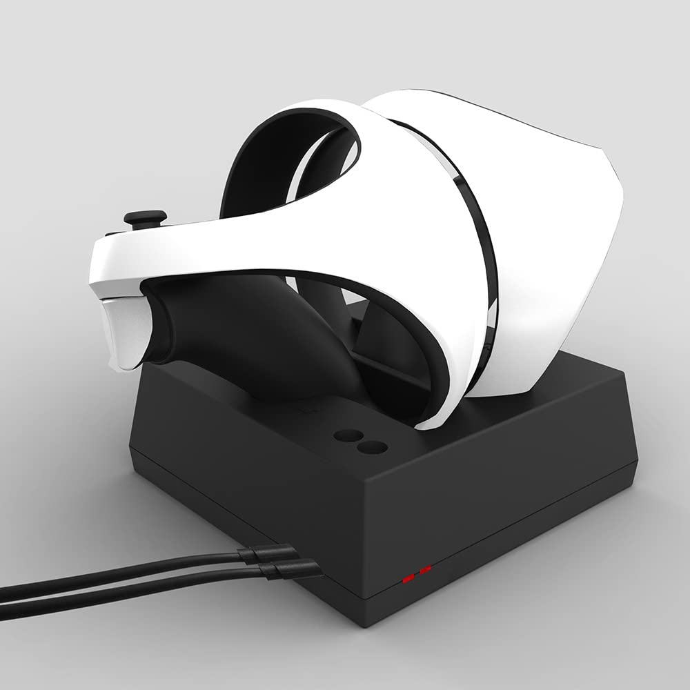 Multifunctional Controller Charging Station with LED White Q79966