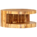 Round Coffee Table Solid Sheesham Wood I6149