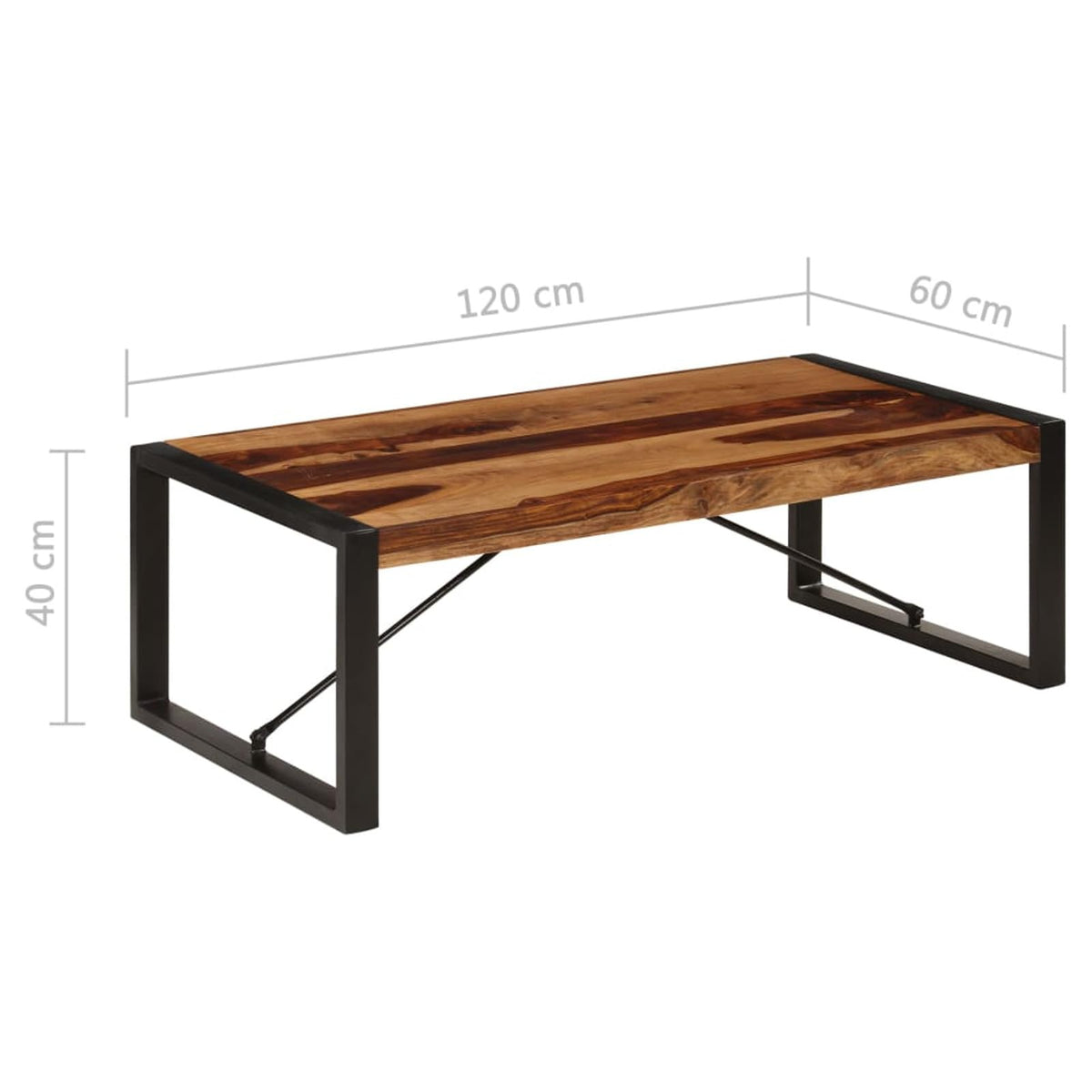 47.2"x23.6"x15.7" Solid Sheesham Wood Coffee Table X677