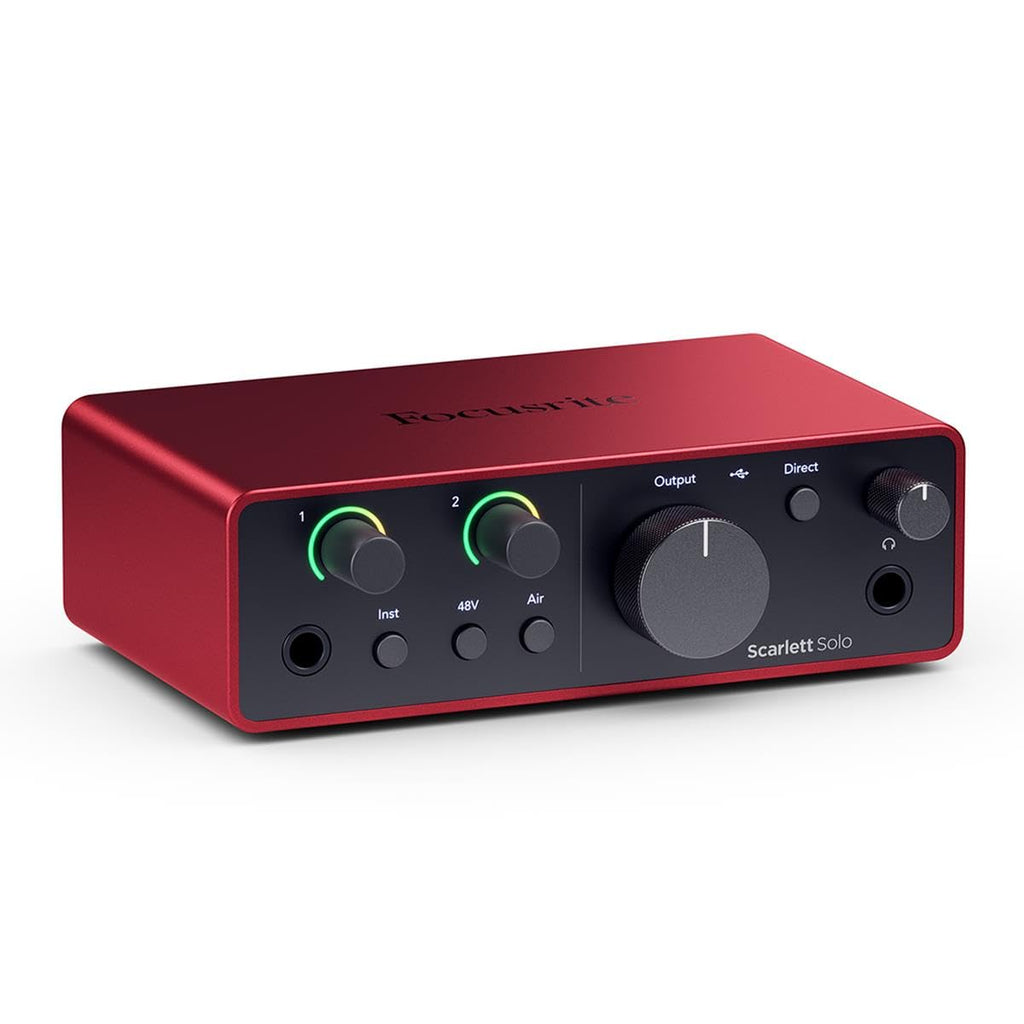 USB Audio Interface with Headphones, Pop Filter, XLR Cable F688