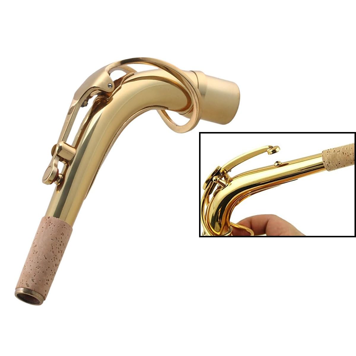 Brass Bend Neck Alto Saxophone 24.5mm F38283