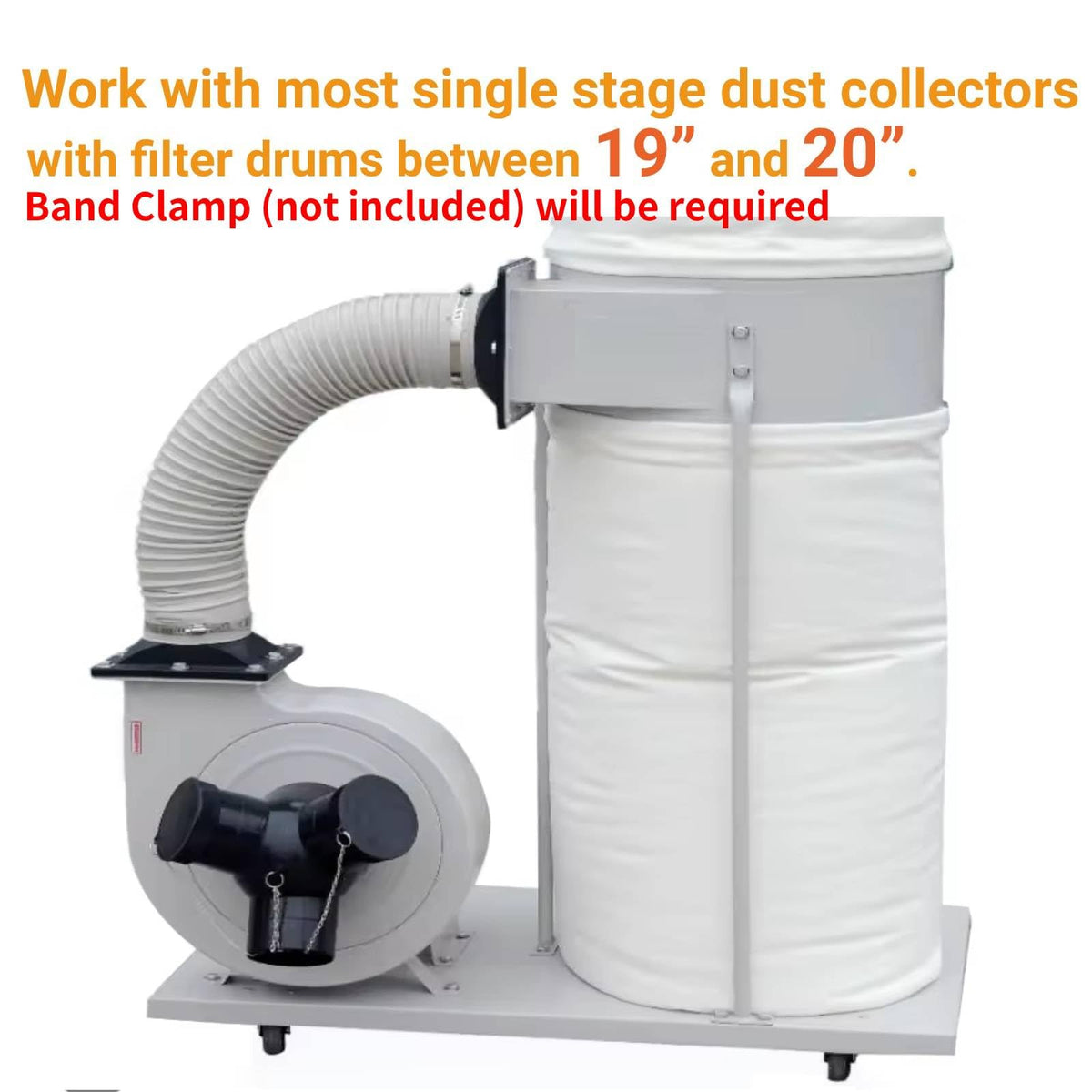 70 Gallon 30 Micron Dust Collector Bottom Bag Y158523