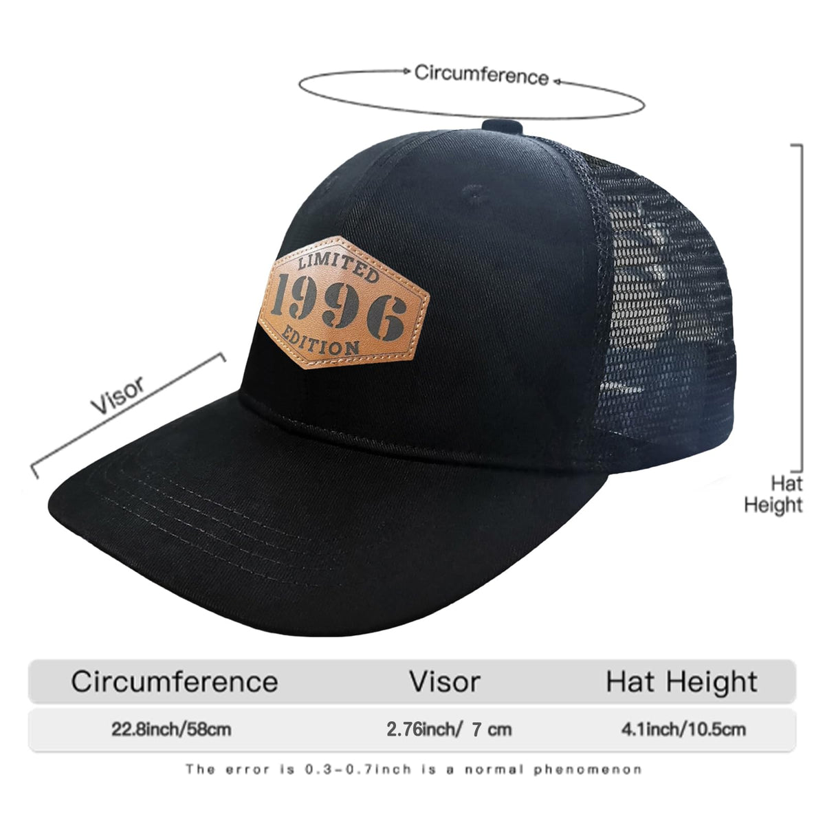Adjustable Baseball Cap Trucker Hat D617