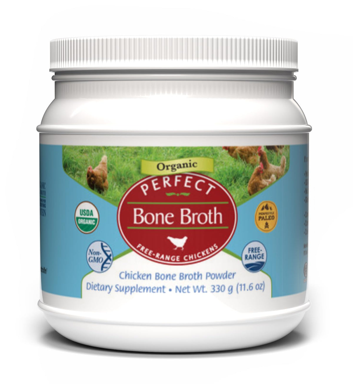 Organic Chicken Bone Broth Powder 330g 30 Servings R187