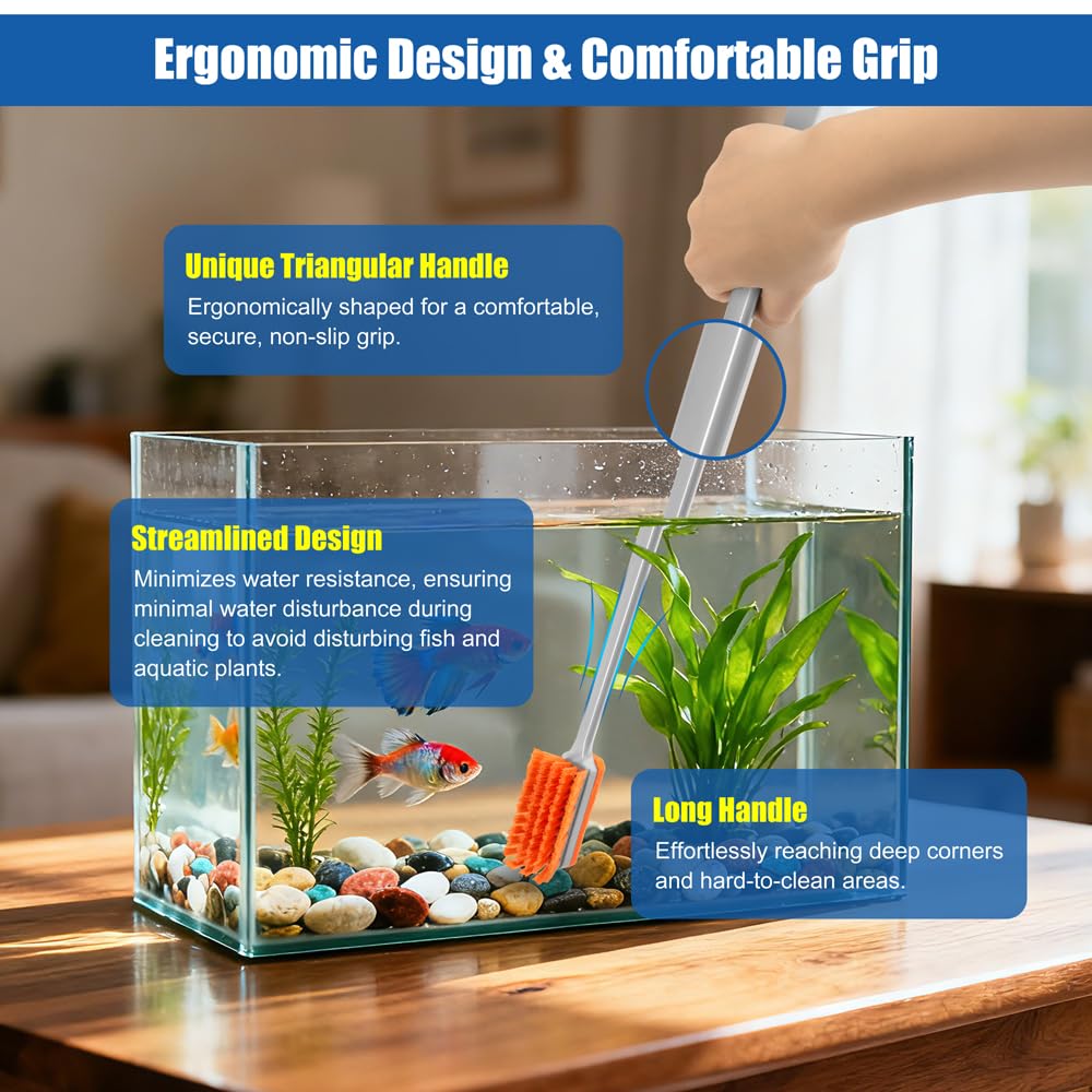 Small Glass Aquarium Algae Scraper C598