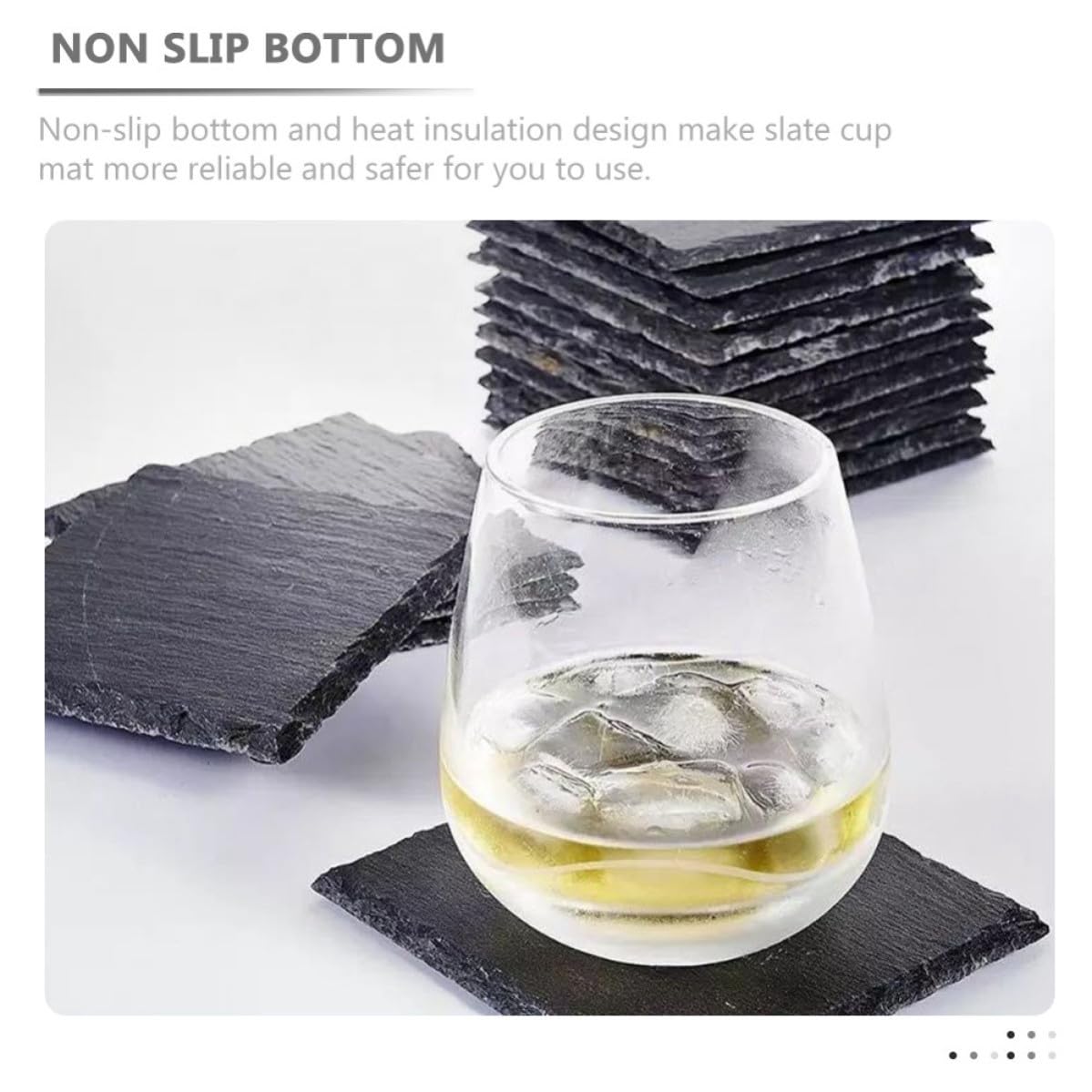 Natural Stone Coaster Set V954