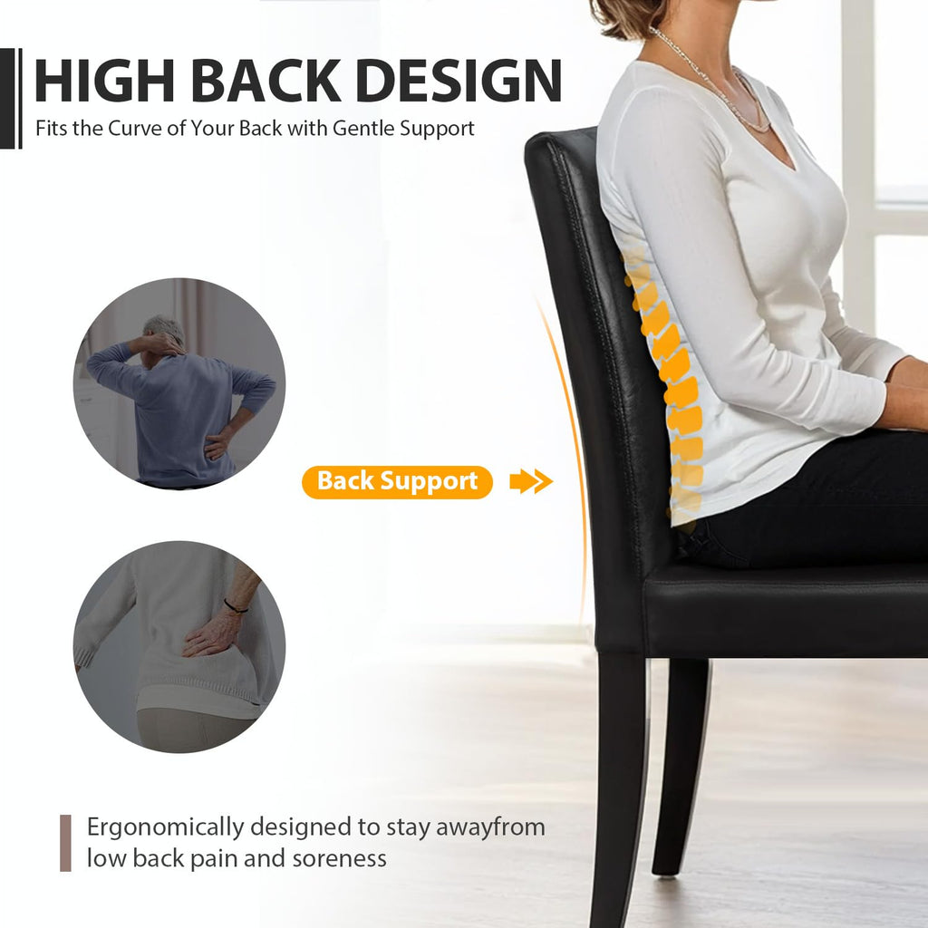 Black Set of 4 Upholstered Dining Chairs T164