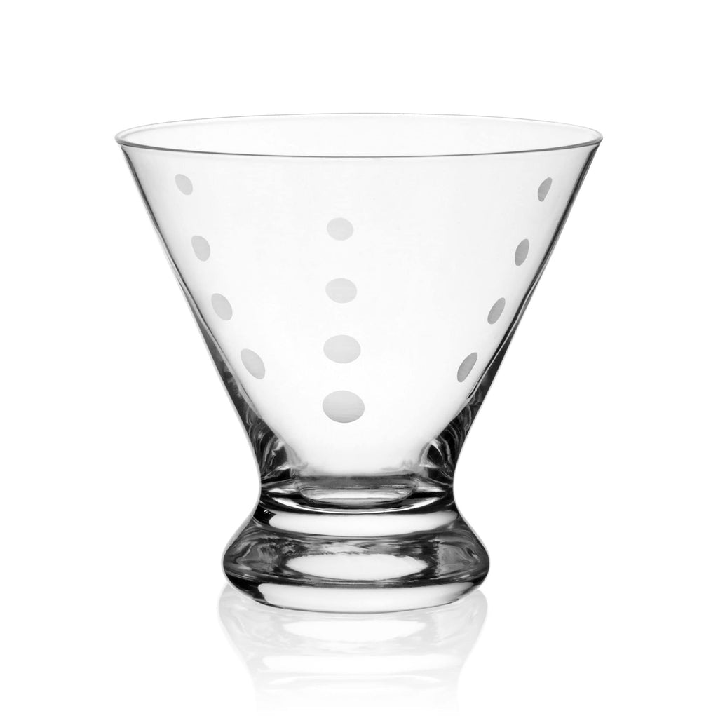 Set of 4 Stemless Martini Glass Q502