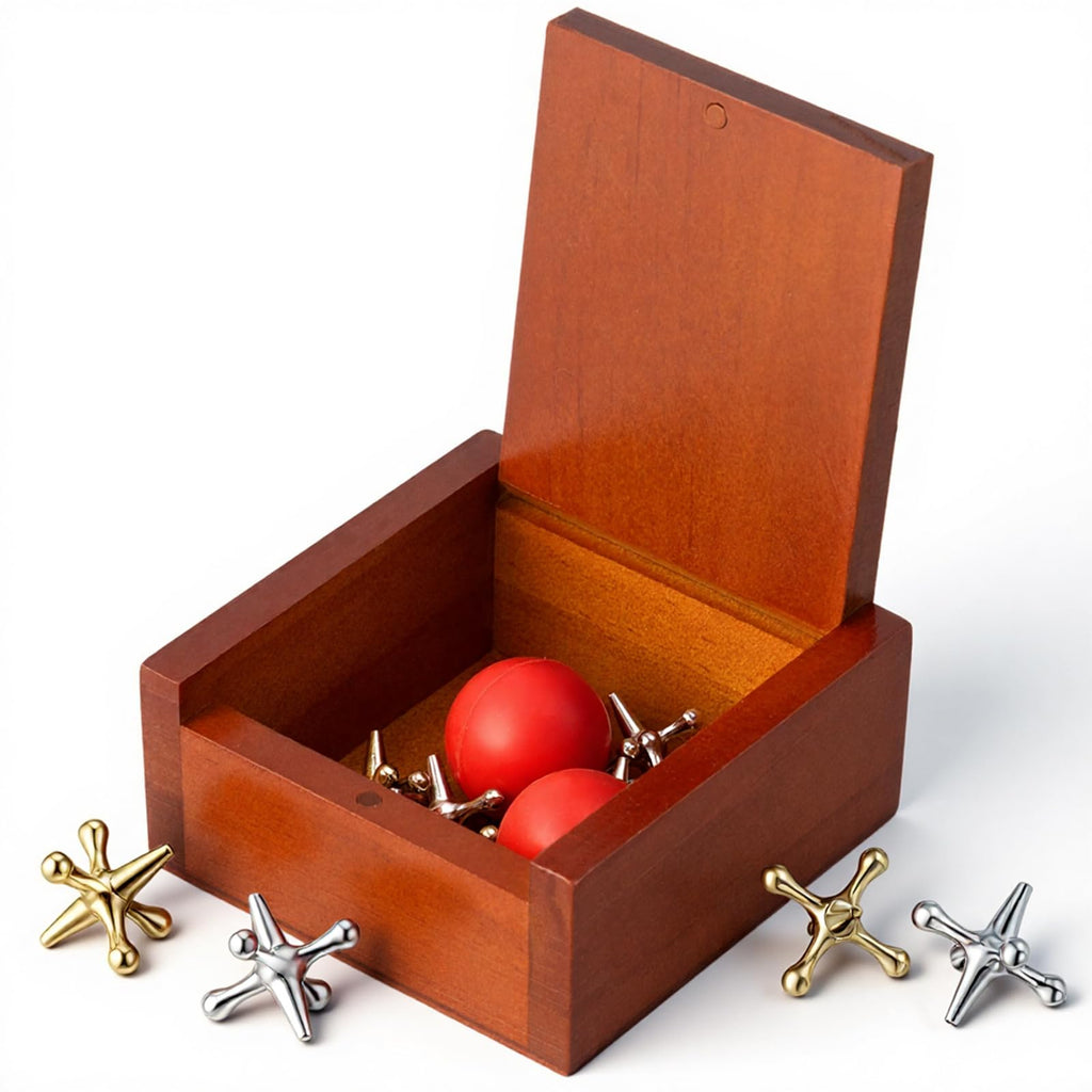 Metal Jacks Game with Balls A662427