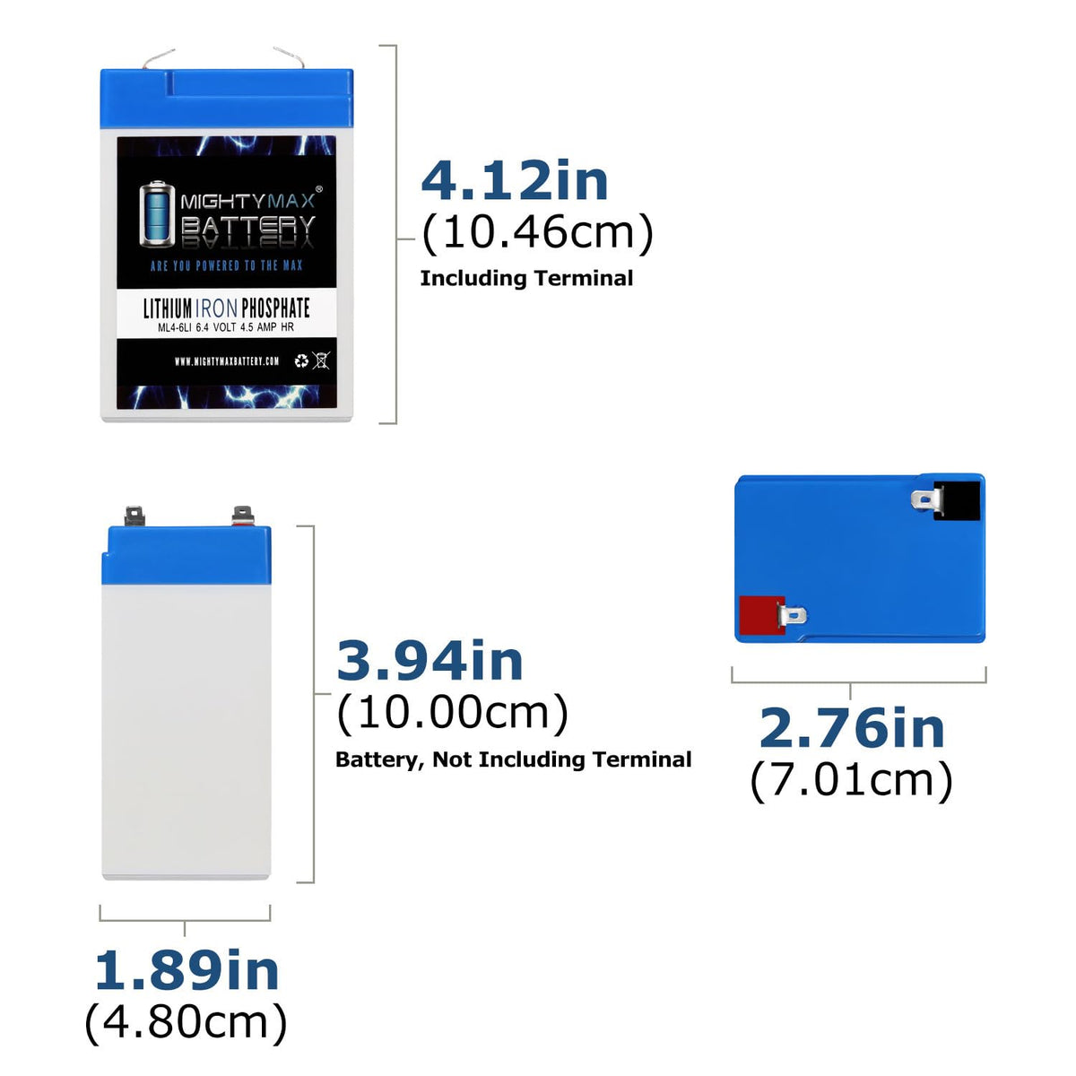 6V 4.5AH Lithium Replacement Battery F19544