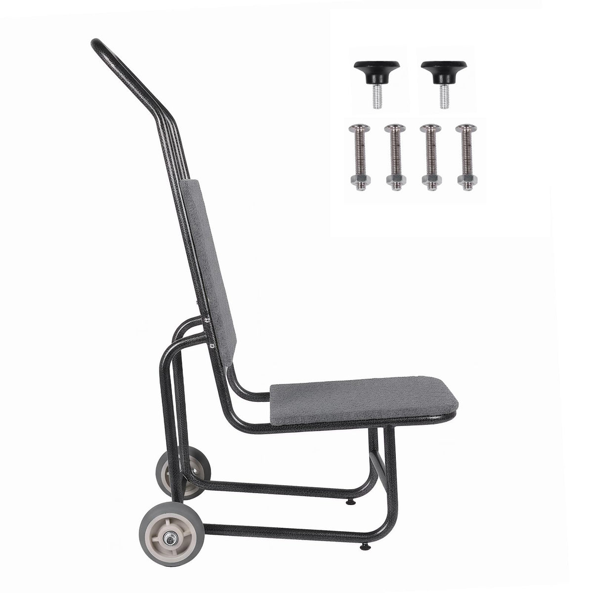Folding Chair Table Cart with Wheels W29765