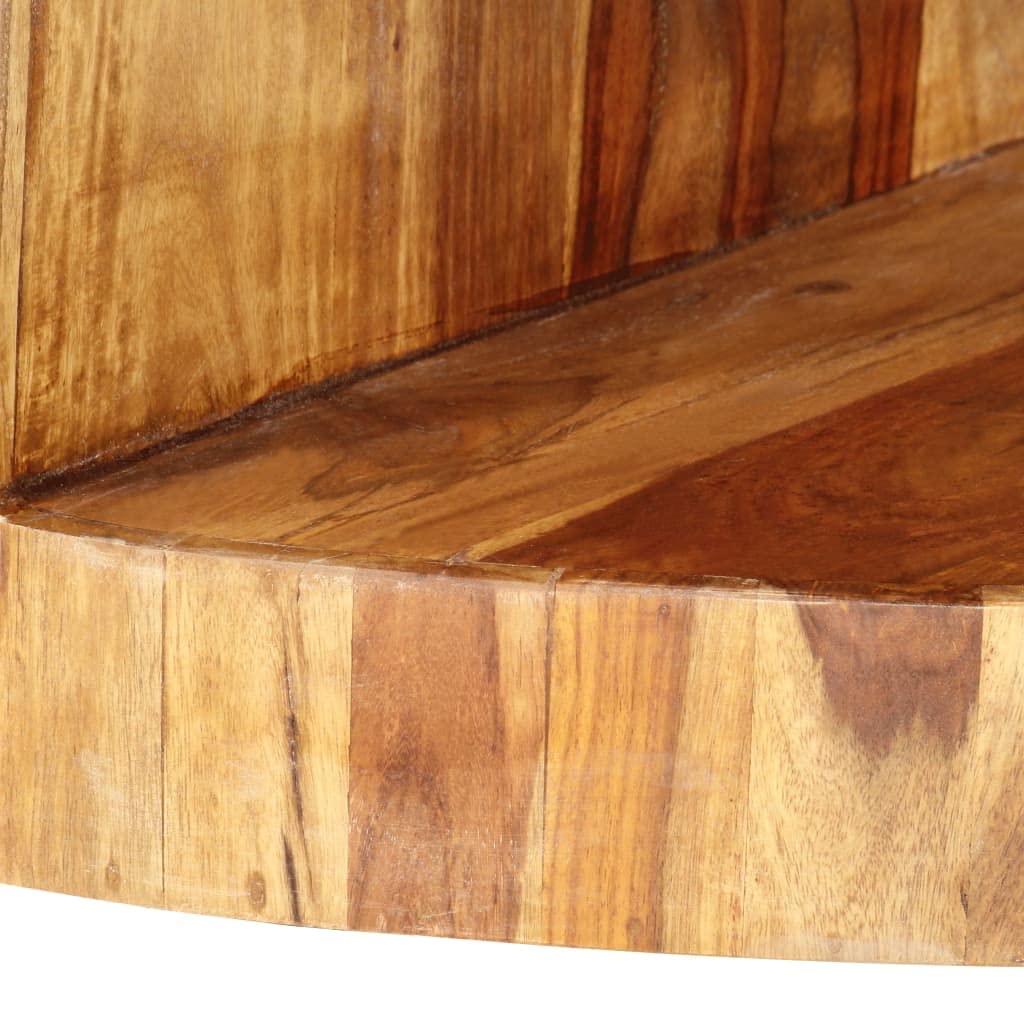 Round Coffee Table Solid Sheesham Wood I6149