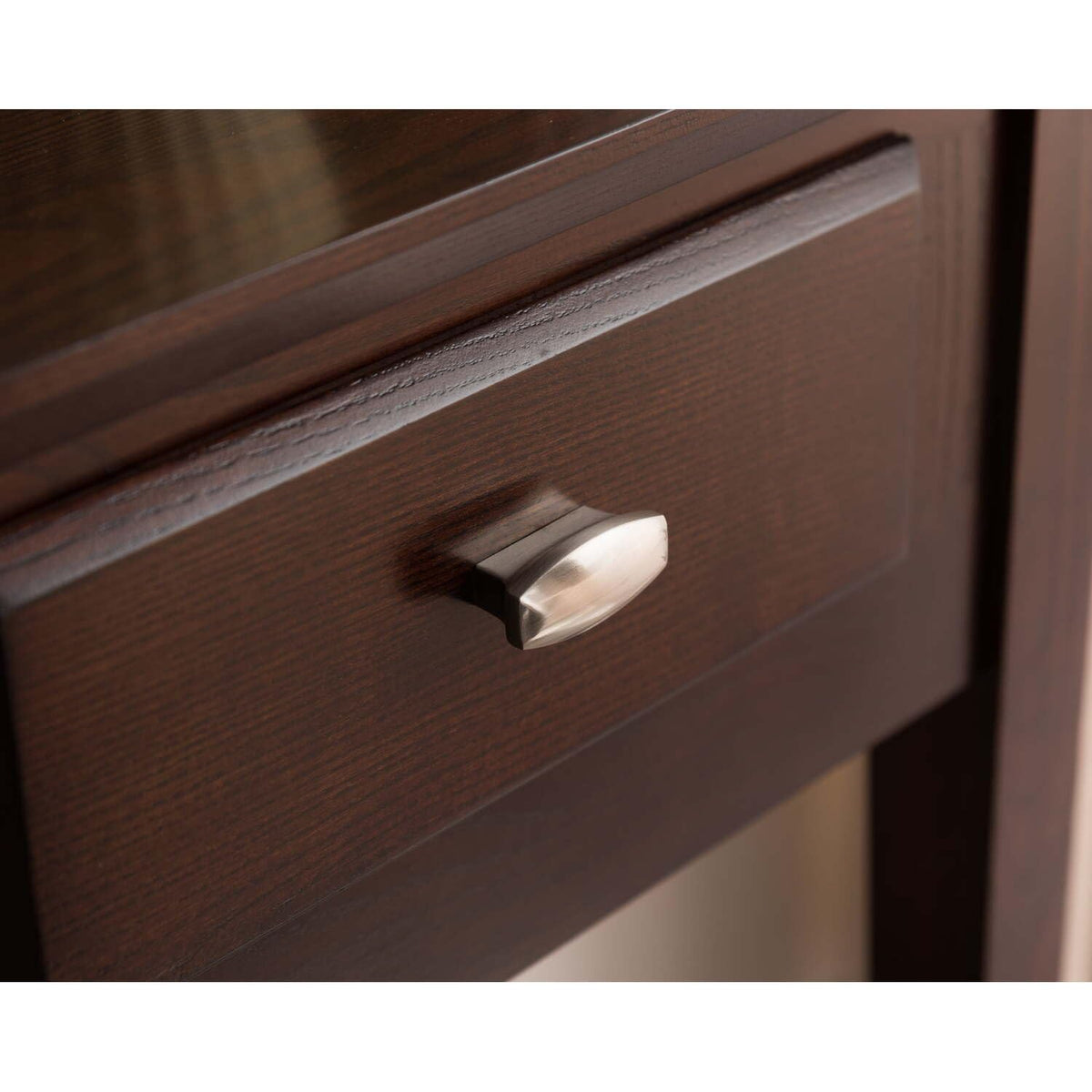 Slim Hallway Console Table with Two Drawers and Storage Shelf E977