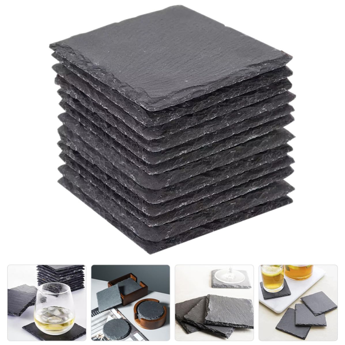 Natural Stone Coaster Set V954