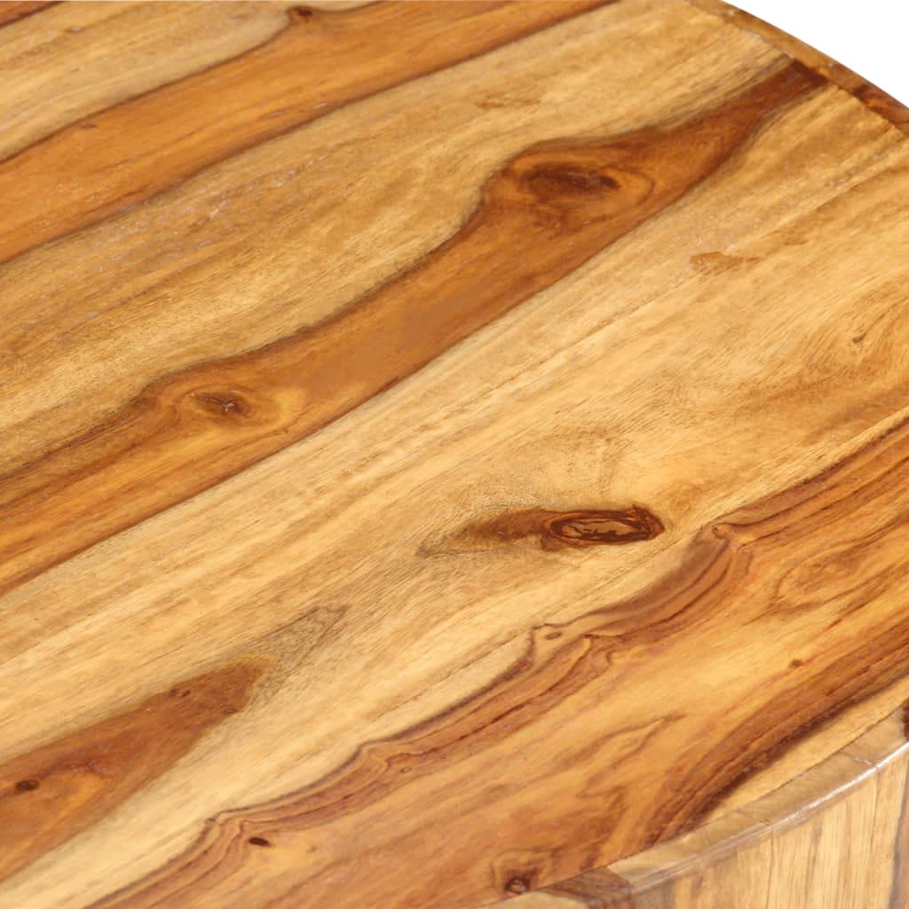 Round Coffee Table Solid Sheesham Wood I6149