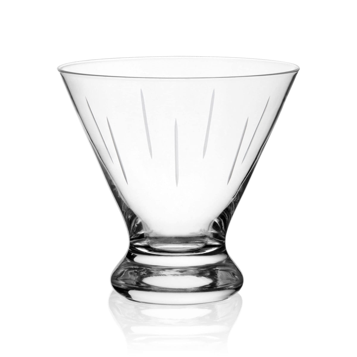 Set of 4 Stemless Martini Glass Q502