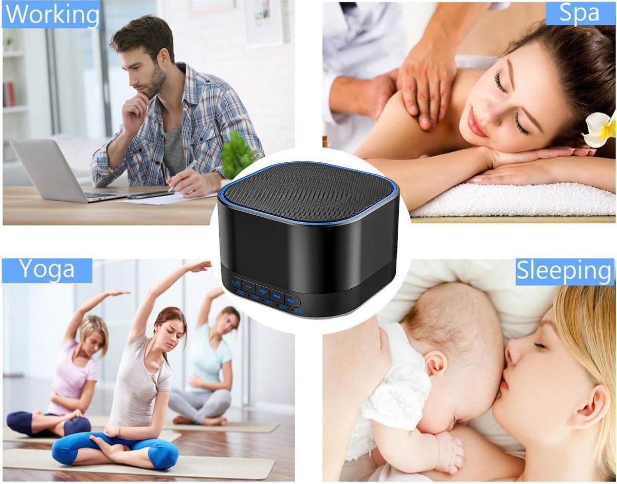 White Noise Machine with 20 Non Looping Sounds U47988