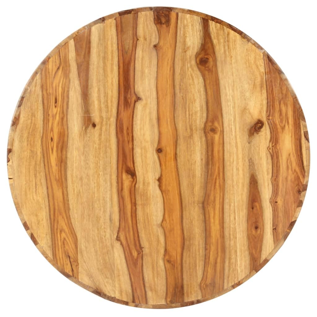 Round Coffee Table Solid Sheesham Wood I6149