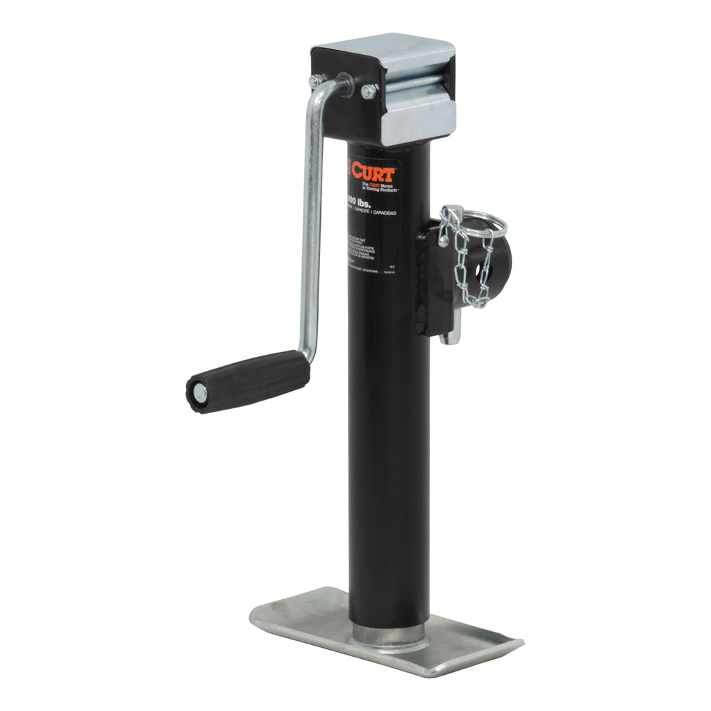 Weld-On Pipe-Mount Swivel Trailer Jack, 5,000 lbs., 10 Inches Vertical Travel K349
