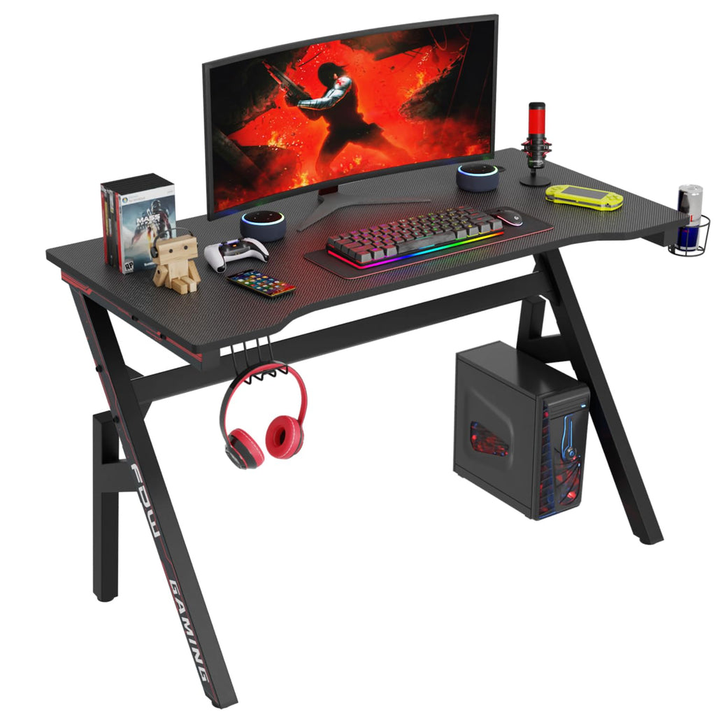 47" R-Shaped Gaming Table V6886