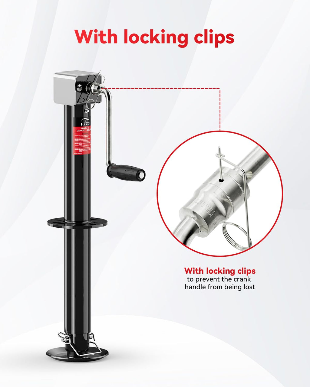 5000 lbs A-Frame Trailer Jack Z87972