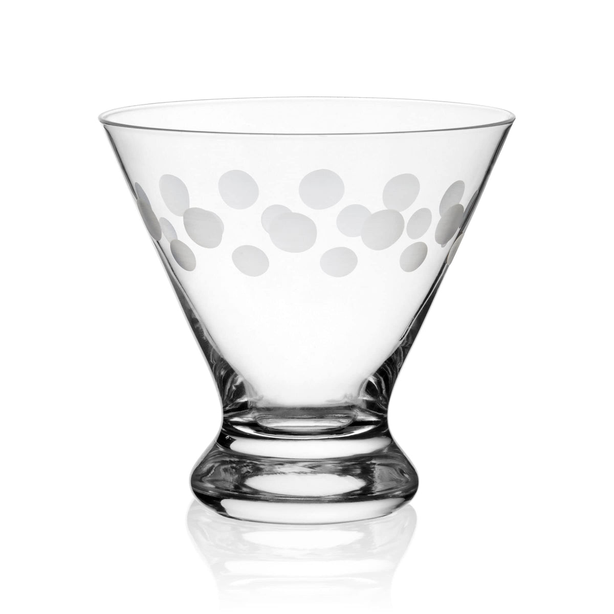 Set of 4 Stemless Martini Glass Q502
