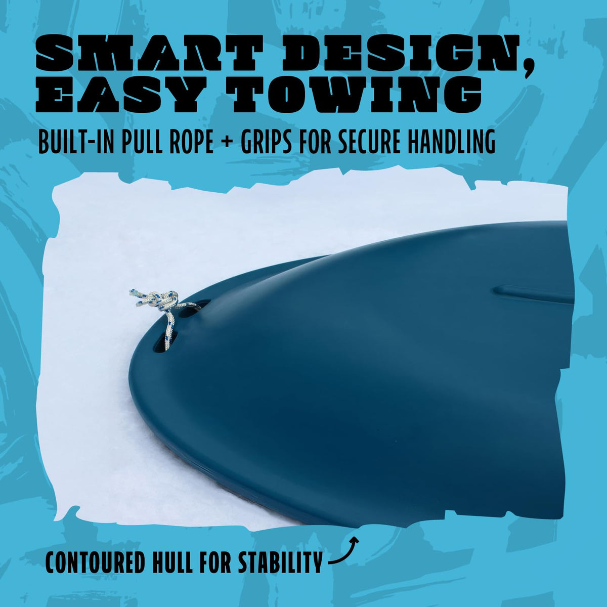 Heavy Duty Plastic Snow Sled D82566