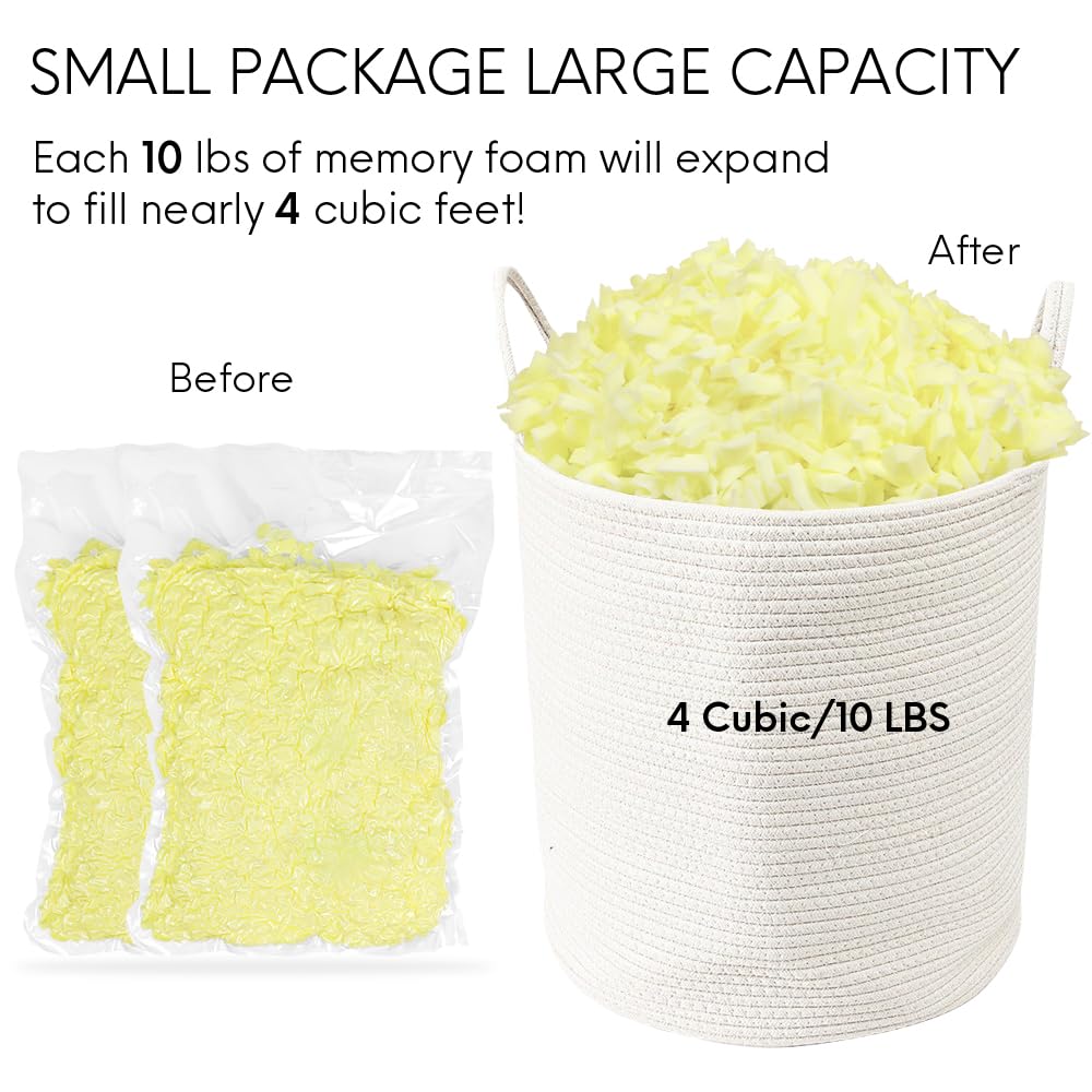 5LBS Shredded Memory Foam Bean Bag Filler N747