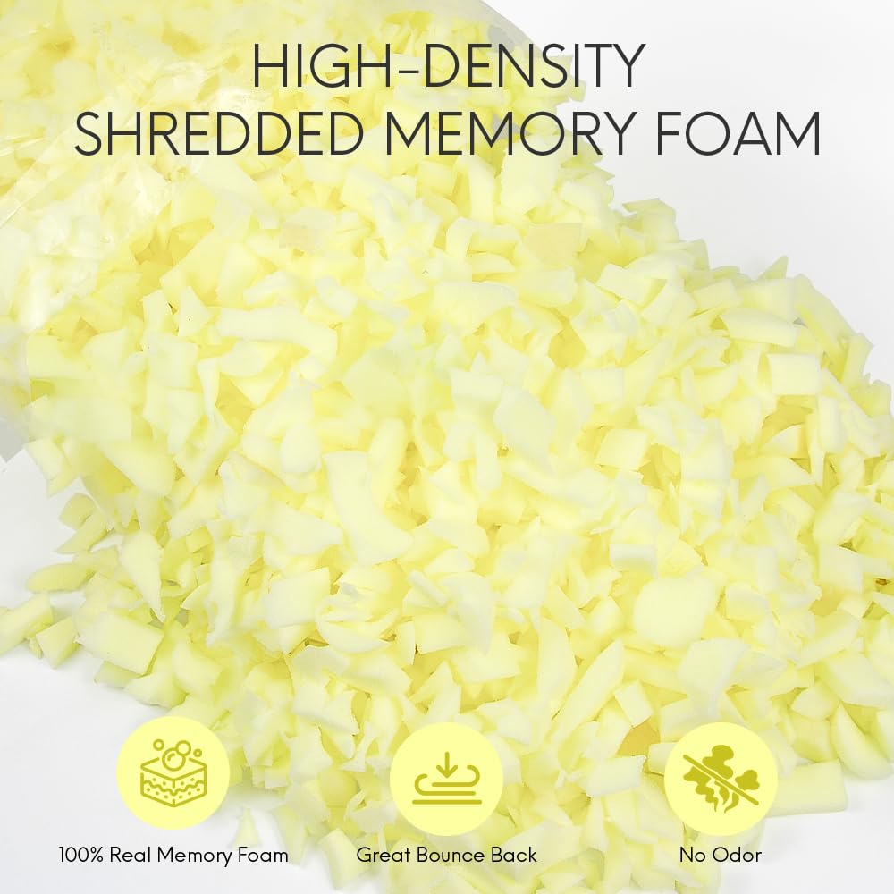 5LBS Shredded Memory Foam Bean Bag Filler N747