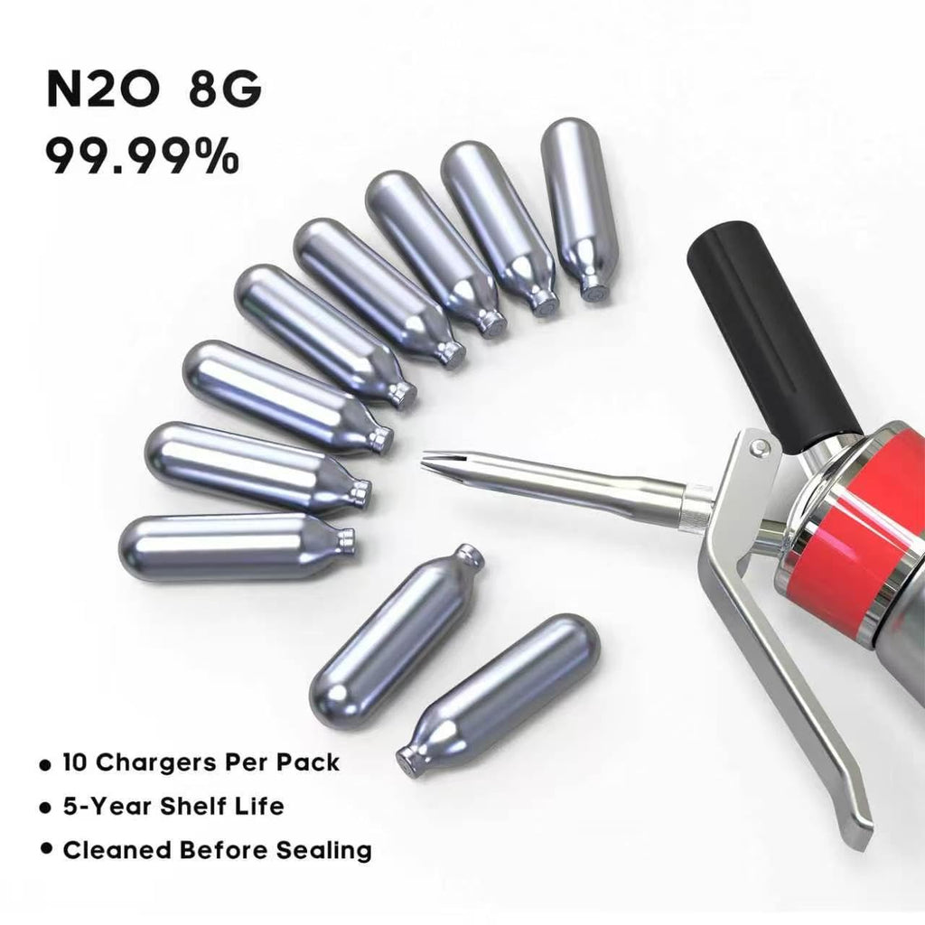 8g Whipped Cream Chargers 10-Pack J82944