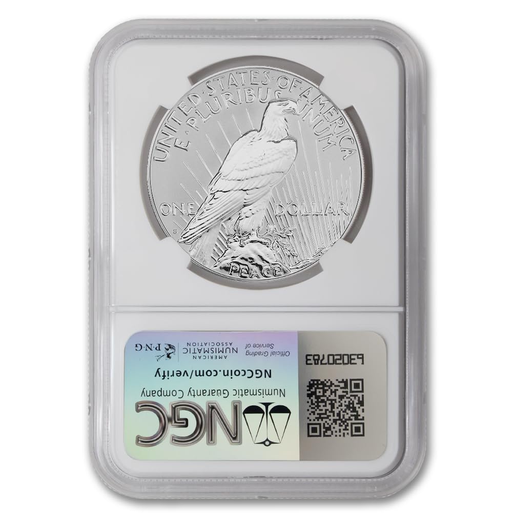 Set of 2 American Silver Morgan and Peace Dollar K3020