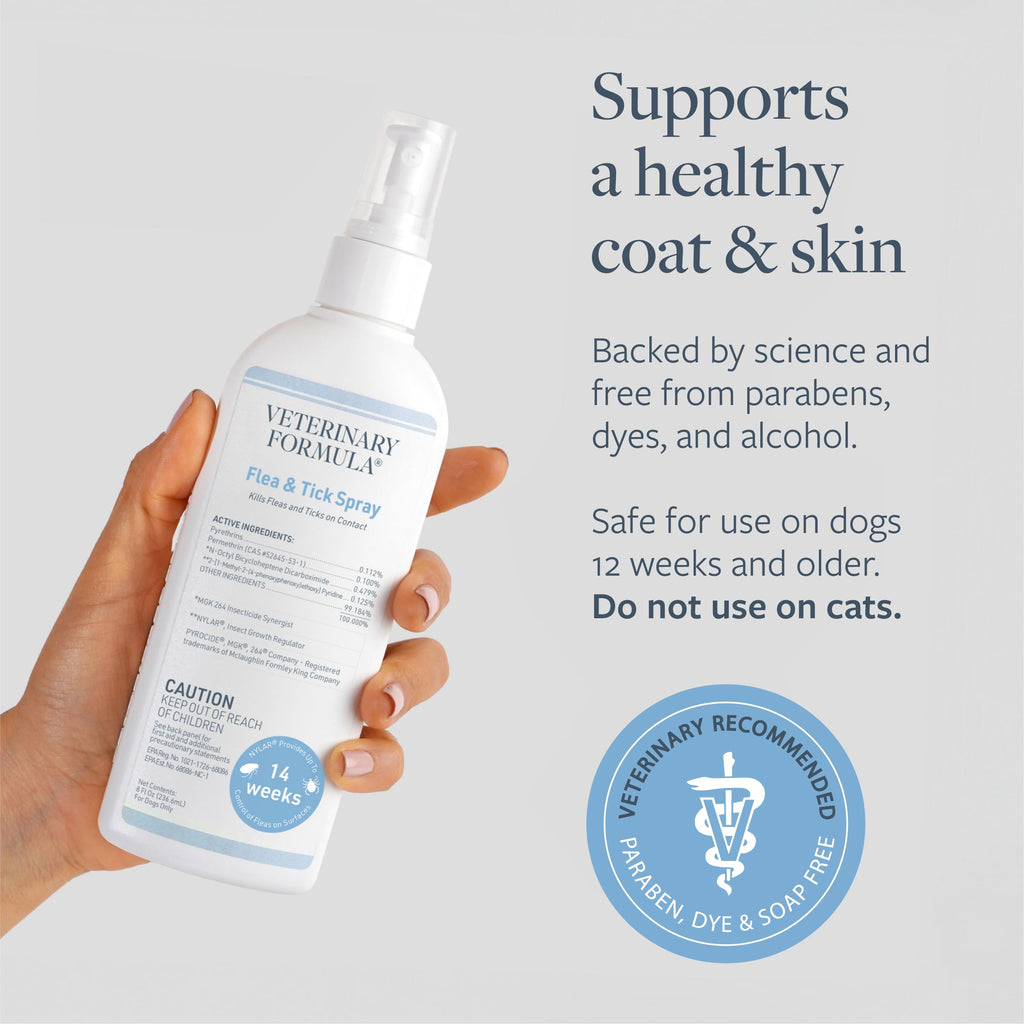 Flea & Tick Spray for Dogs 8 oz J7751