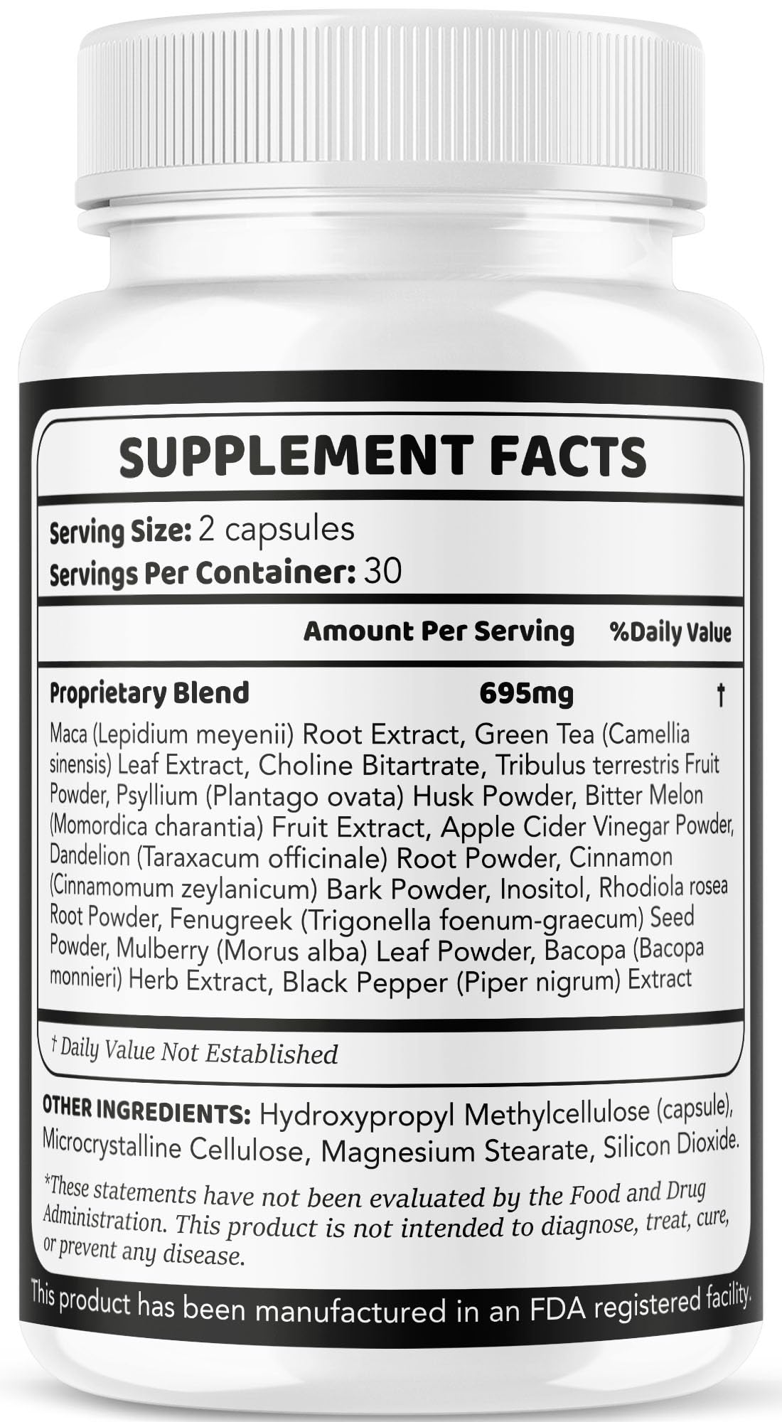 Natural Glycogen Supplement Capsules 180 Capsules O849