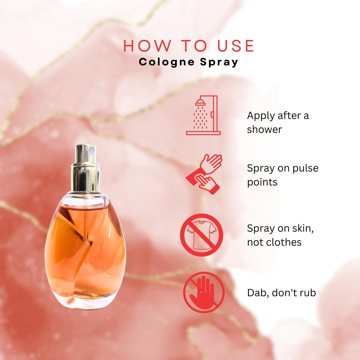 Perfume for Women Eau de Cologne Spray 1.7 Ounce I881945