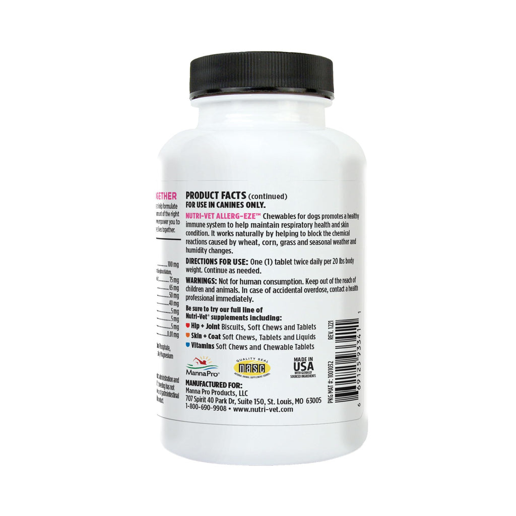 Dog Allergy Supplement 60 Count D191