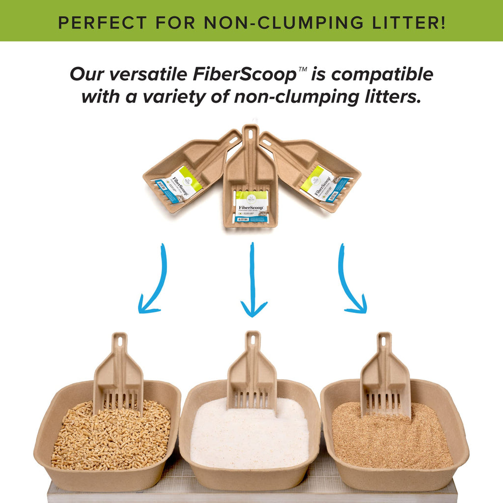Large Disposable Cat Litter Box + Disposable Litter Scooper F8236