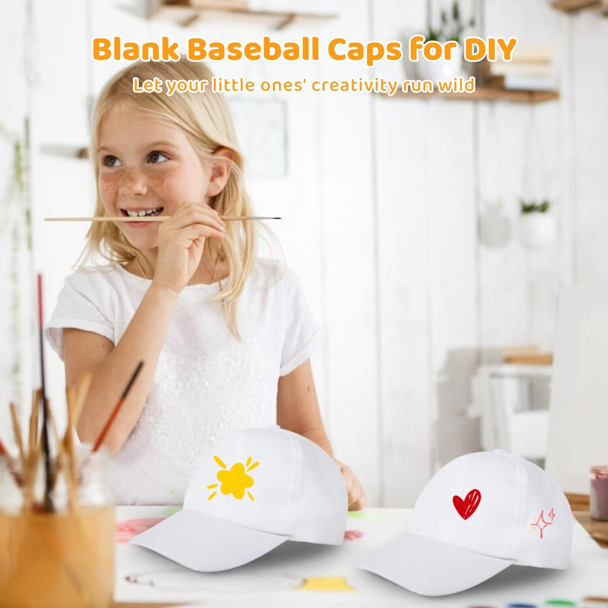 Polyester Adjustable Blank Baseball Caps R269265