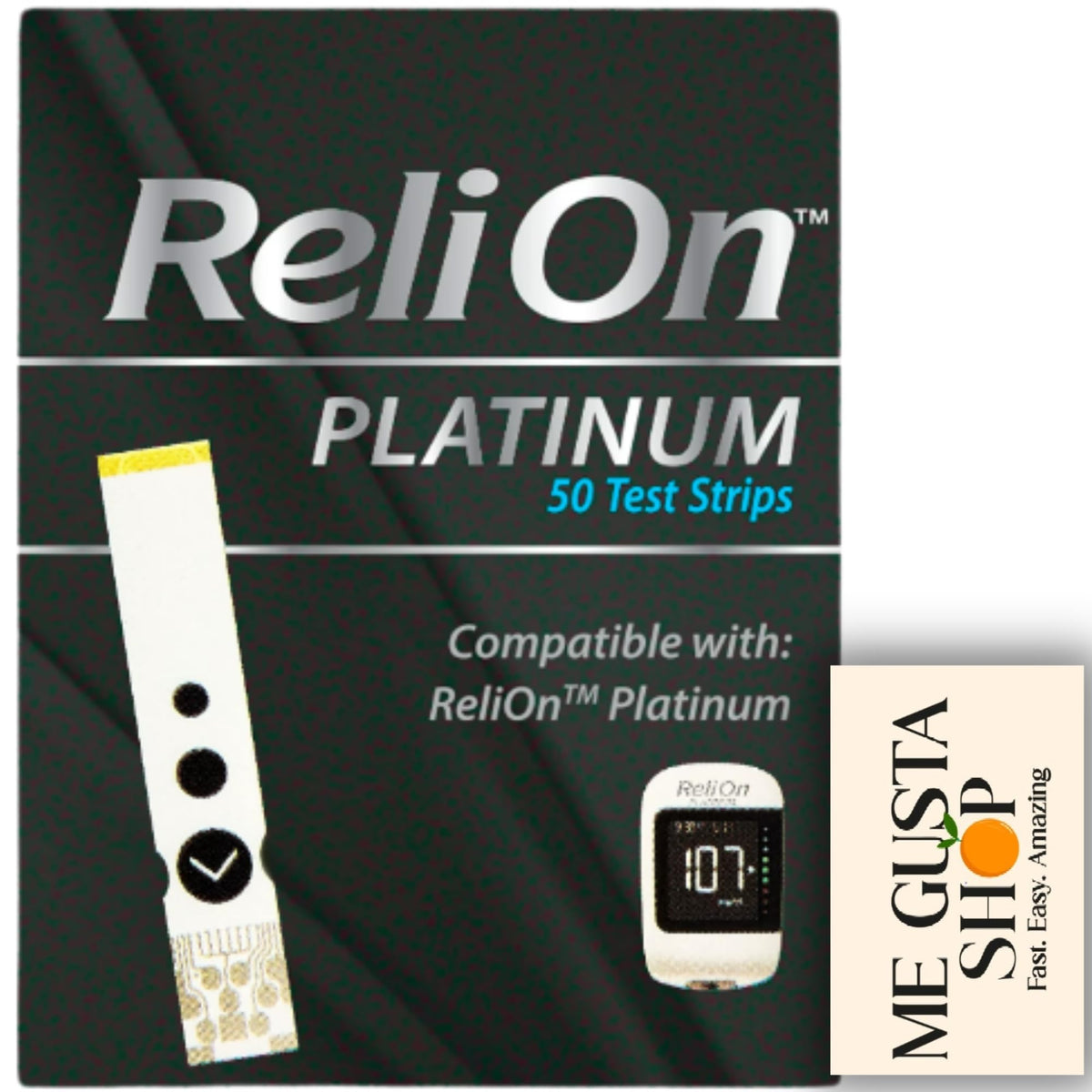 Blood Glucose Test Strips 50 Count W6603