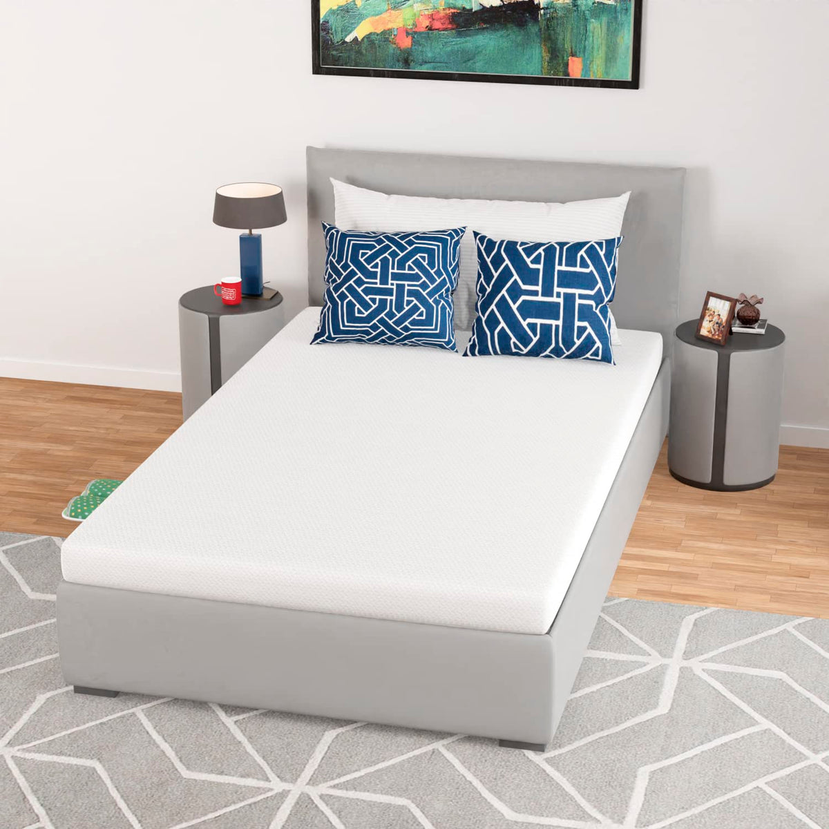 5 Inch Twin Mattress Green Tea Gel Memory Foam L475982