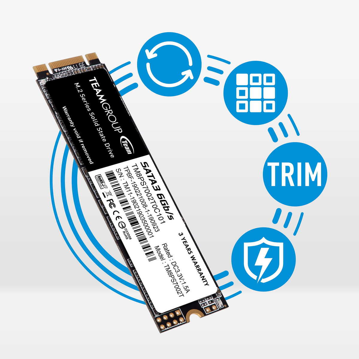 512GB M.2 2280 SATA III Internal Solid State Drive SSD N316797