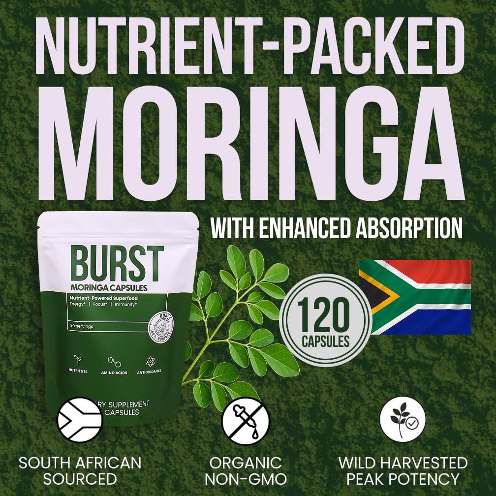Organic Moringa Leaf Capsules 120 Ct J82108