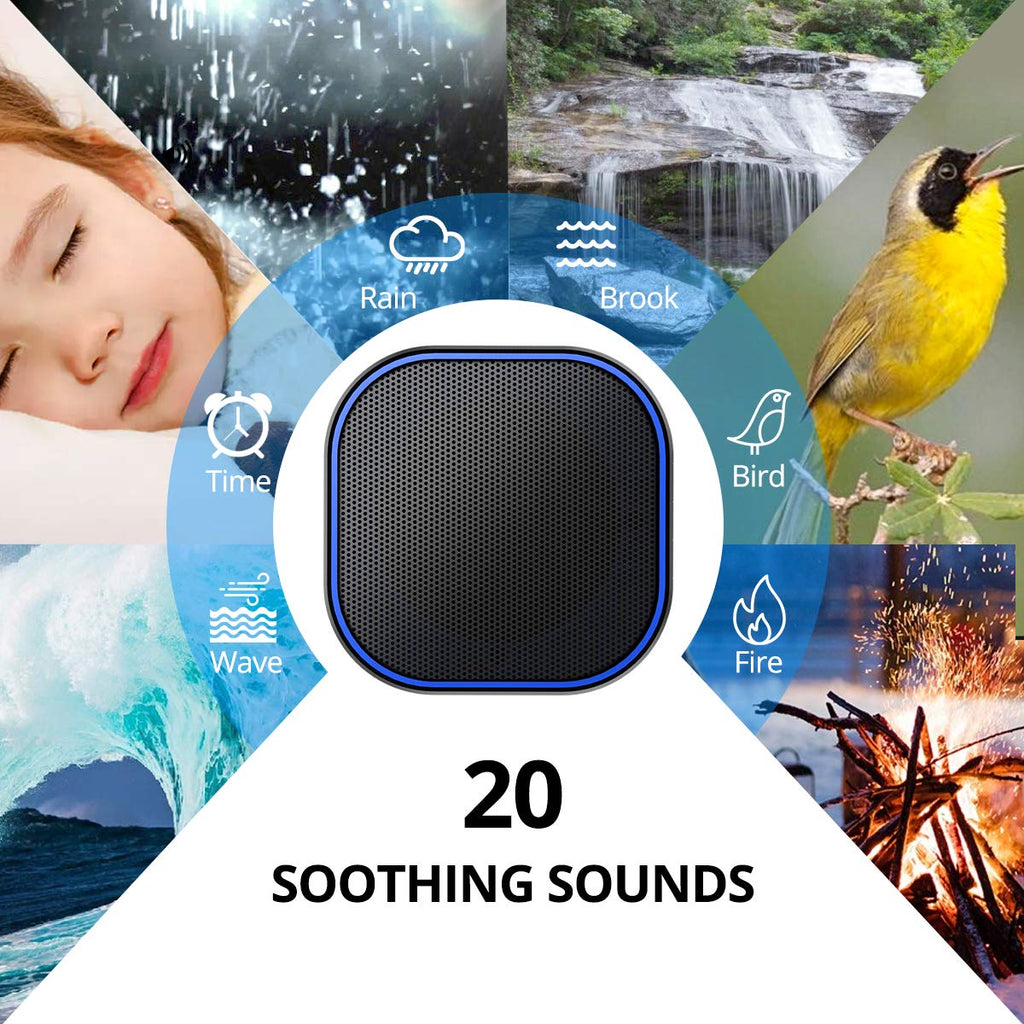 White Noise Machine with 20 Non Looping Sounds U47988