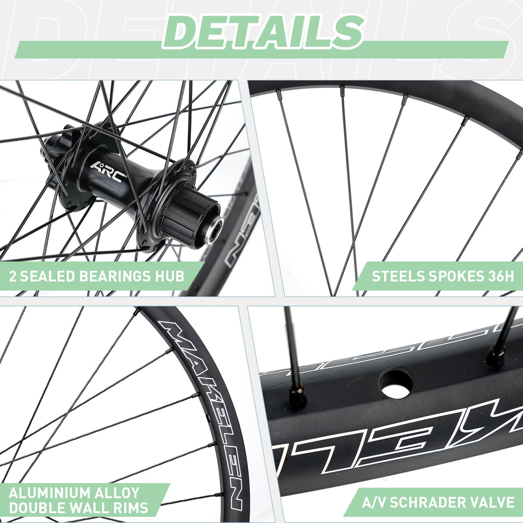 20 Inch BMX Wheel Set with Sealed Bearings G820