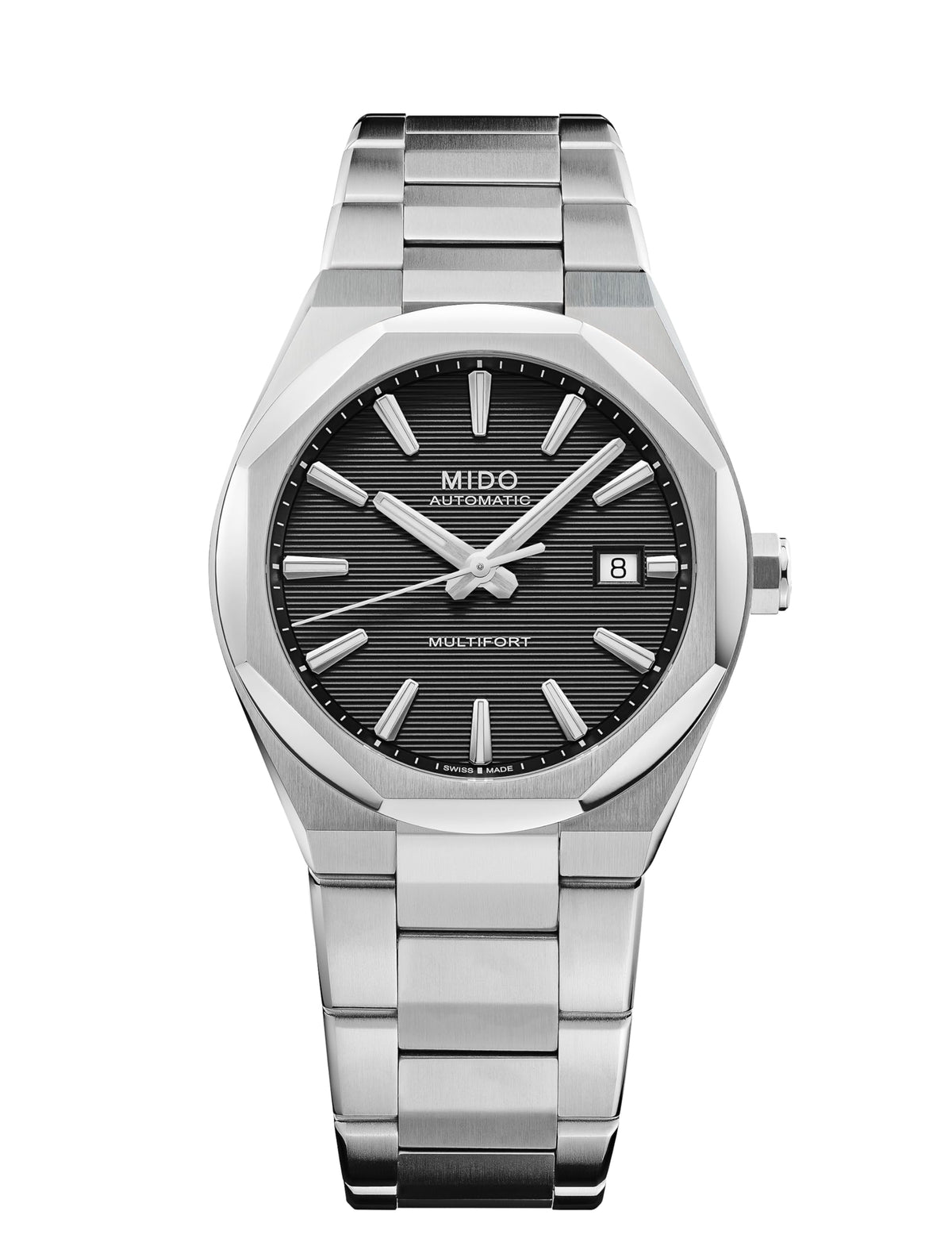 Swiss Automatic Watch for Men 40mm Stainless Steel Case U47818
