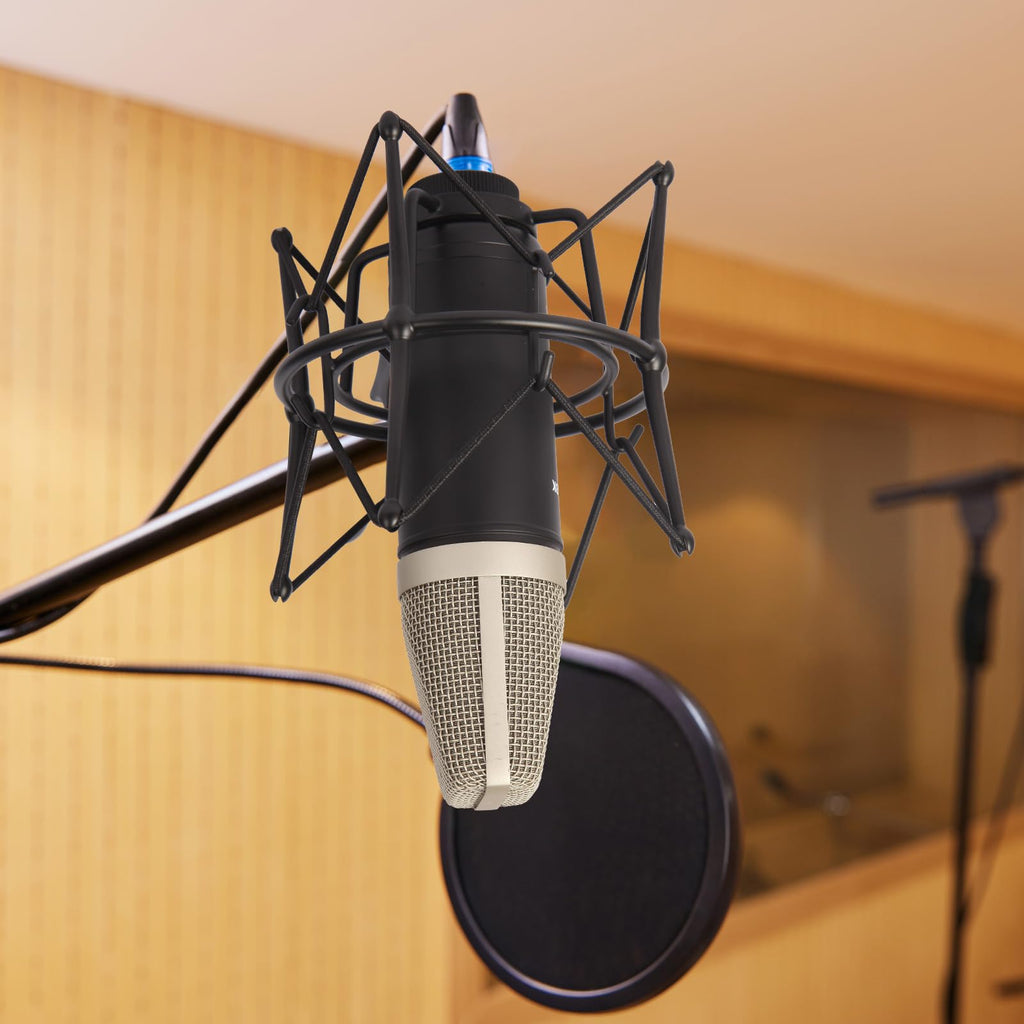 Condenser Microphone XLR Cardioid Microphone Kit with Shock Mount O56877