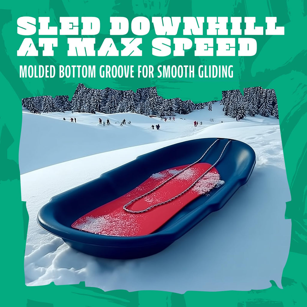 Heavy Duty Plastic Snow Sled D82566
