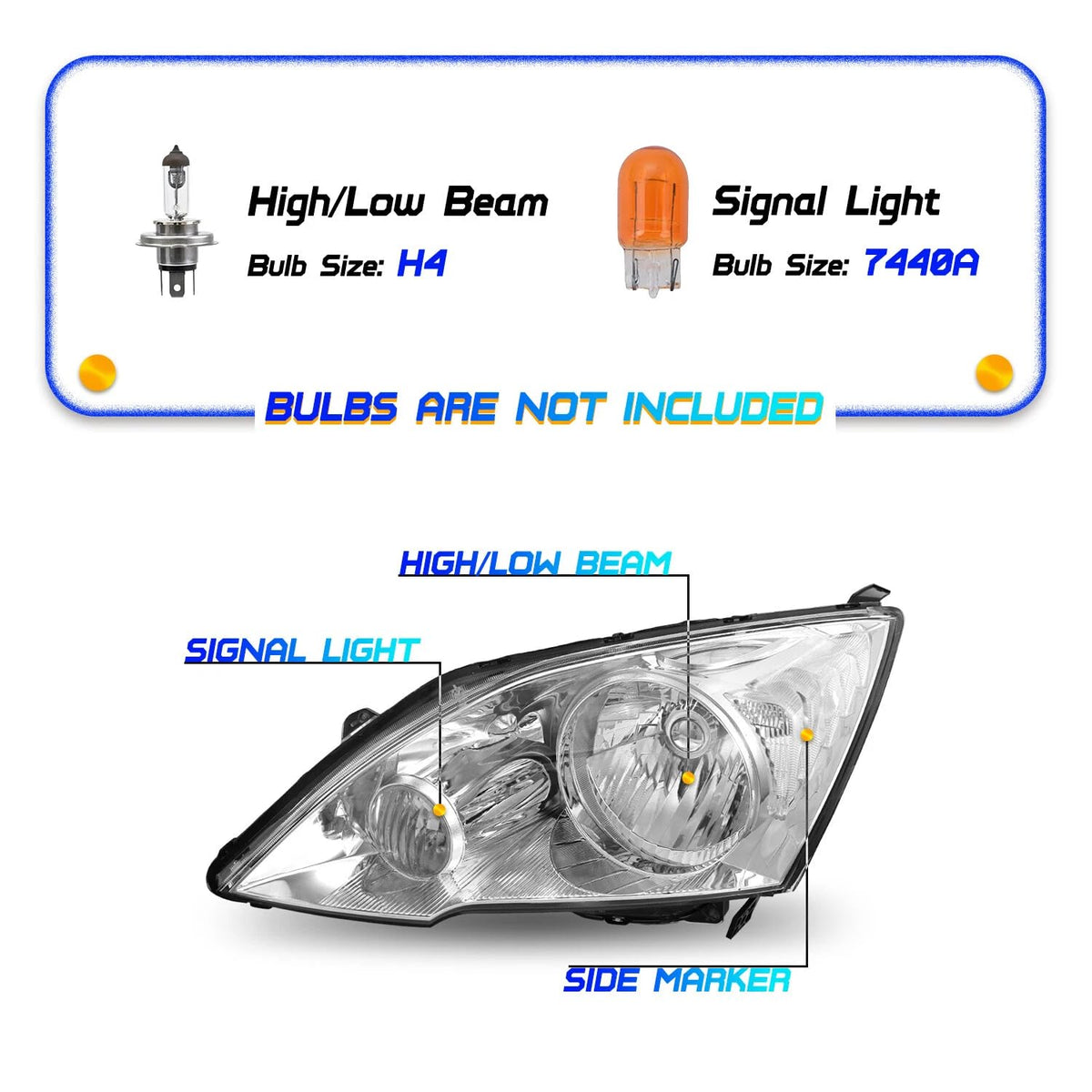 Halogen Headlight Assembly F5949