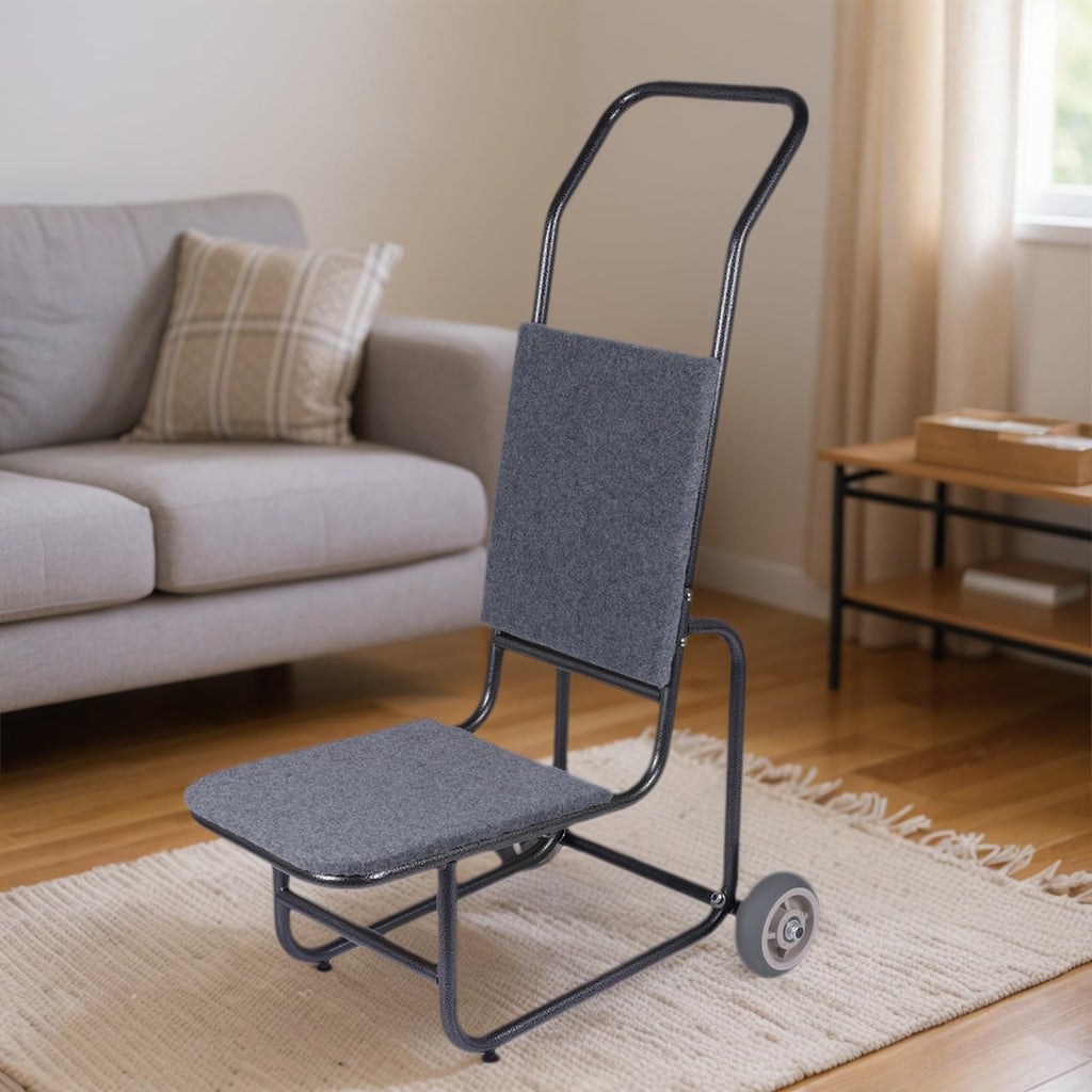 Folding Chair Table Cart with Wheels W29765