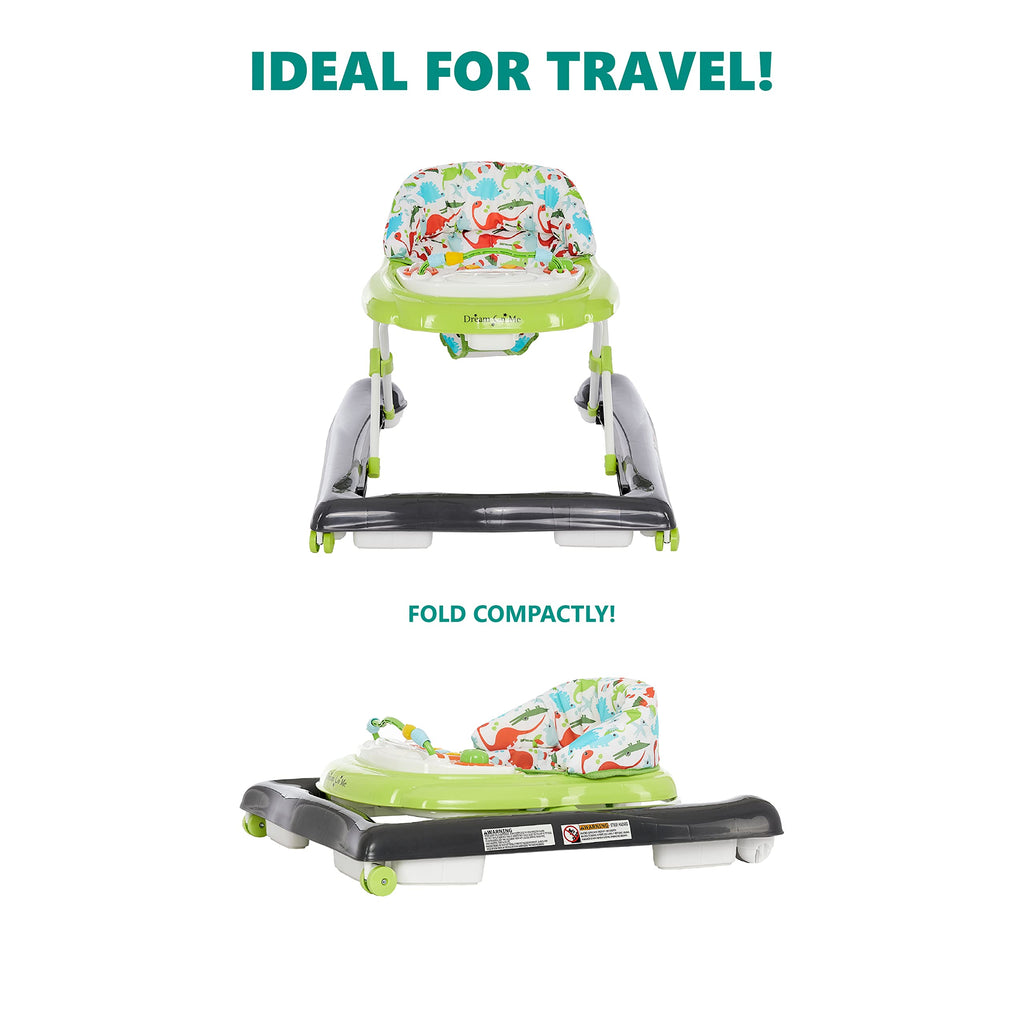 2-in-1 Convertible Baby Walker with Adjustable Seat X136004