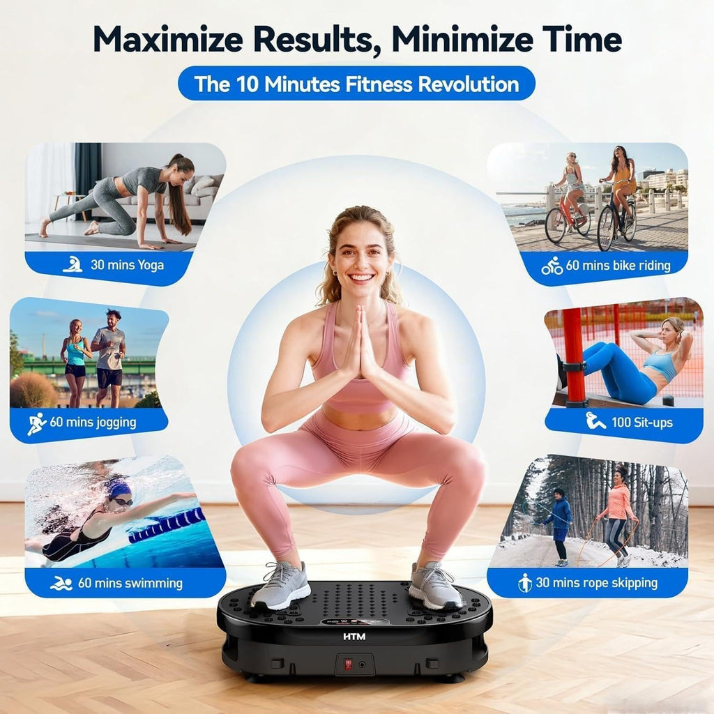 Vibration Plate Exercise Machine with Remote Control O766